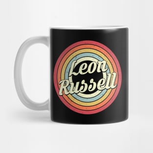 Leon Proud Name Retro Rainbow Tribute Mug